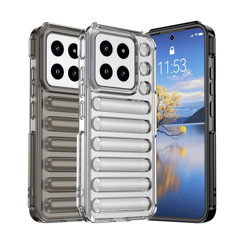 

Прозрачный защитный чехол для Xiaomi 14 от падения: Усовершенствованный новый дизайн Xiaomi Mi 14 Ultra прозрачный