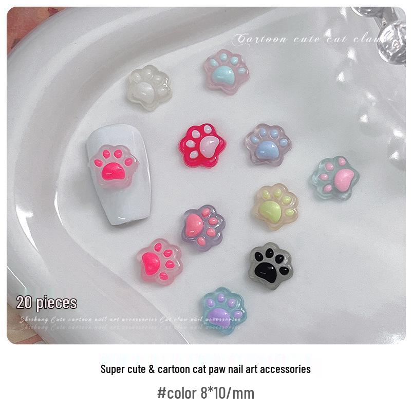 

Трендові нігтьові аксесуари у вигляді котячих лапок: Напівпрозорий, 3D, Носимий