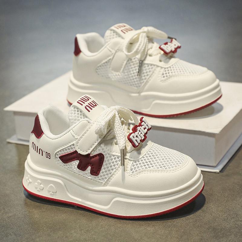 

Детские кроссовки Four Seasons Low Top Breathable для скейтбординга для детей и студентов, популярные кроссовки для бега, для мальчиков и девочек, удобные кроссовки для спортзала 26 красный