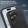 For iPhone 17 Case Compatible with MagSafe Leather Back Phone Cover