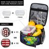 Teenage Turtles Eating Pizza And Skateboarding Insulated Lunch Bag Cooler Bag Meal Container Ninja Turtles Tote Lunch Box