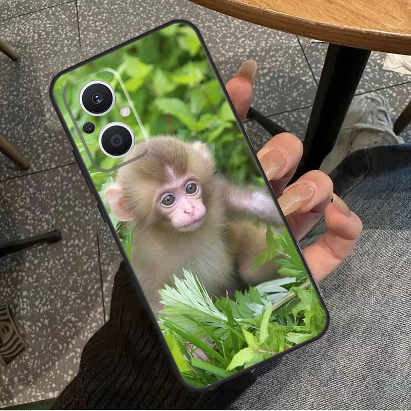 

Милий дитячий мавпочка Тварина Для OPPO Reno 11F 12F 13F 14F 8T 10 11 12 13 14 Pro 8 7 Lite OPPO Find X8 X6 X5 X9 Pro Чохол OPPO Find X9 Pro