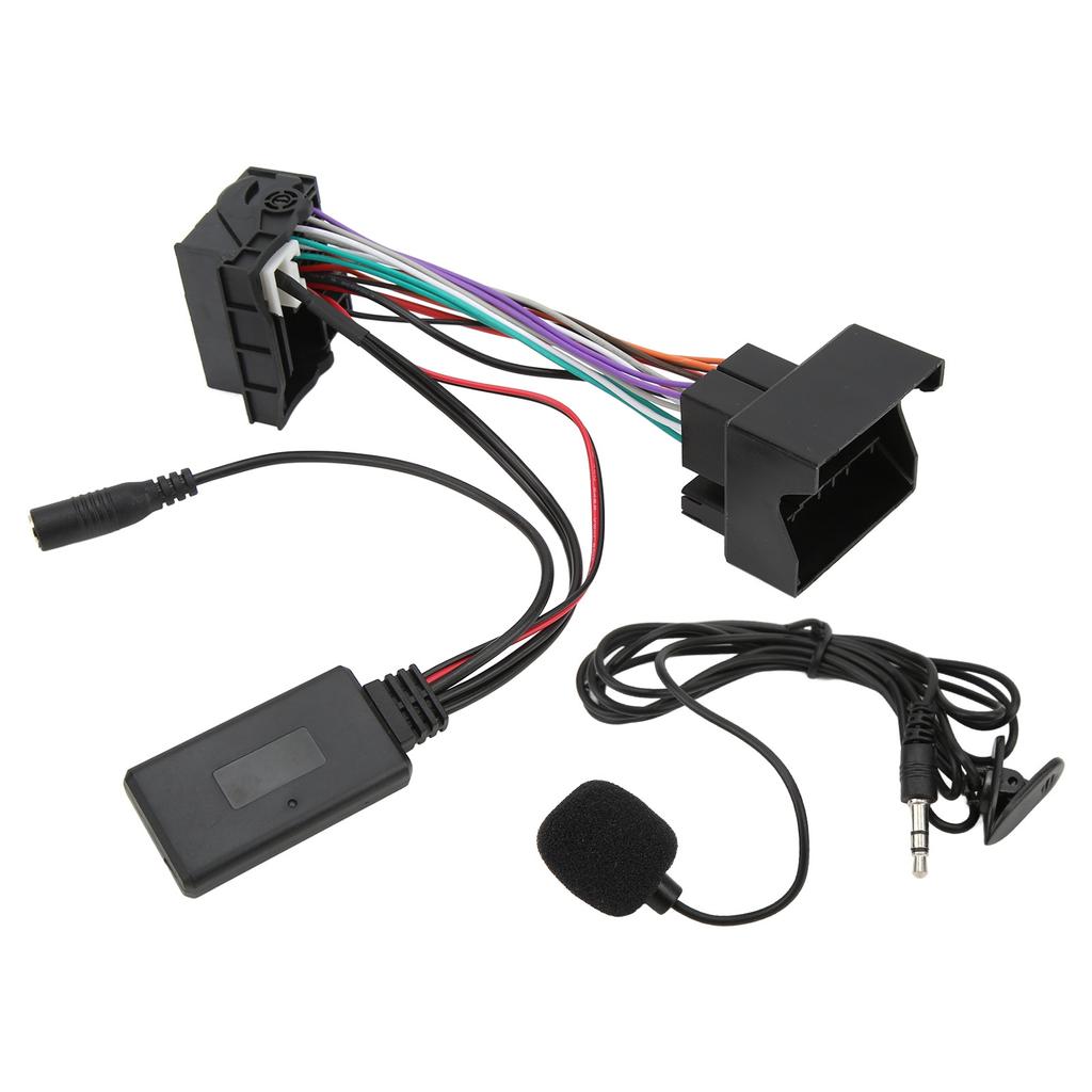 Bluetooth 5.0 AUX In Cable Car Stereo Audio Adapter Replacement for RCD310 RCD510 RNS510with Power Line