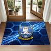 Sheffield Wednesday Football Design Crystal Velvet Rug Soft Decorative Mat for Bedroom Entrance