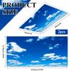 2 Pcs Fluorescent Light Covers 4 X 2 Feet Fluorescent Light Cover For Ceiling Lights Magnetic Ceiling Light Cover Classroom Ligh