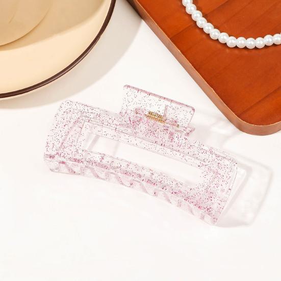 Women Hair Claw Anti-slip Teeth Strong Grip Shark Hair Clip Large Size Back Head Hair Clamp Hair Accessories