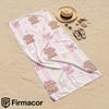 Pink Ribbon Cute Pup Soft Portable Travel Towel Unisex Ultra Lightweight Microfiber Oversized Sand Free Quick Dry Beach Towel
