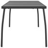 vidaXL Gartentisch Anthrazit 165x80x72 Cm Stahlgitter