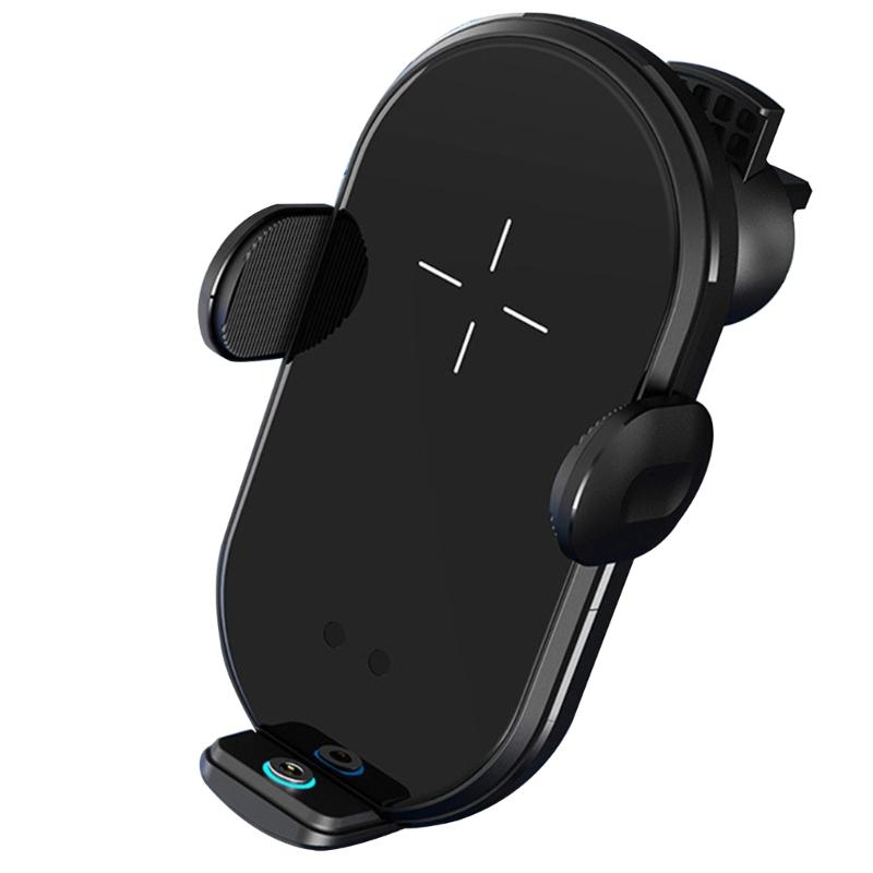 15W Magnetic Charging Holder for 15 14 13 12 Glass Panel Stand Auto Clamping Car Air Vent Phone Wireless Charging Stand