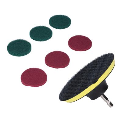 4in Scouring Pad SelfAdhesive Polishing Disc Polishing Sheet for Home Wood Furniture