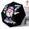 Dynamic Soccer Energy Portable Automatic Umbrella Sturdy 8-Rib Shaft Lightweight All-Season Travel Fashion Lovers Birthday/Christmas Gift