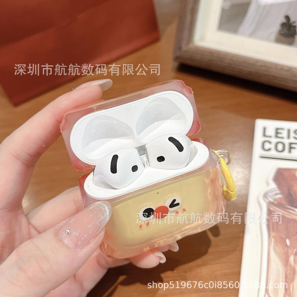 Toast emoji for Apple AirPods 1 generation Bluetooth headset case AirPods Pro 1 generation wireless Bluetooth ear