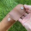 PU Leather Universal Folding Knife Sheath Family Portable Camping Knife Pocket Knife Sheath Storage Tool Bag