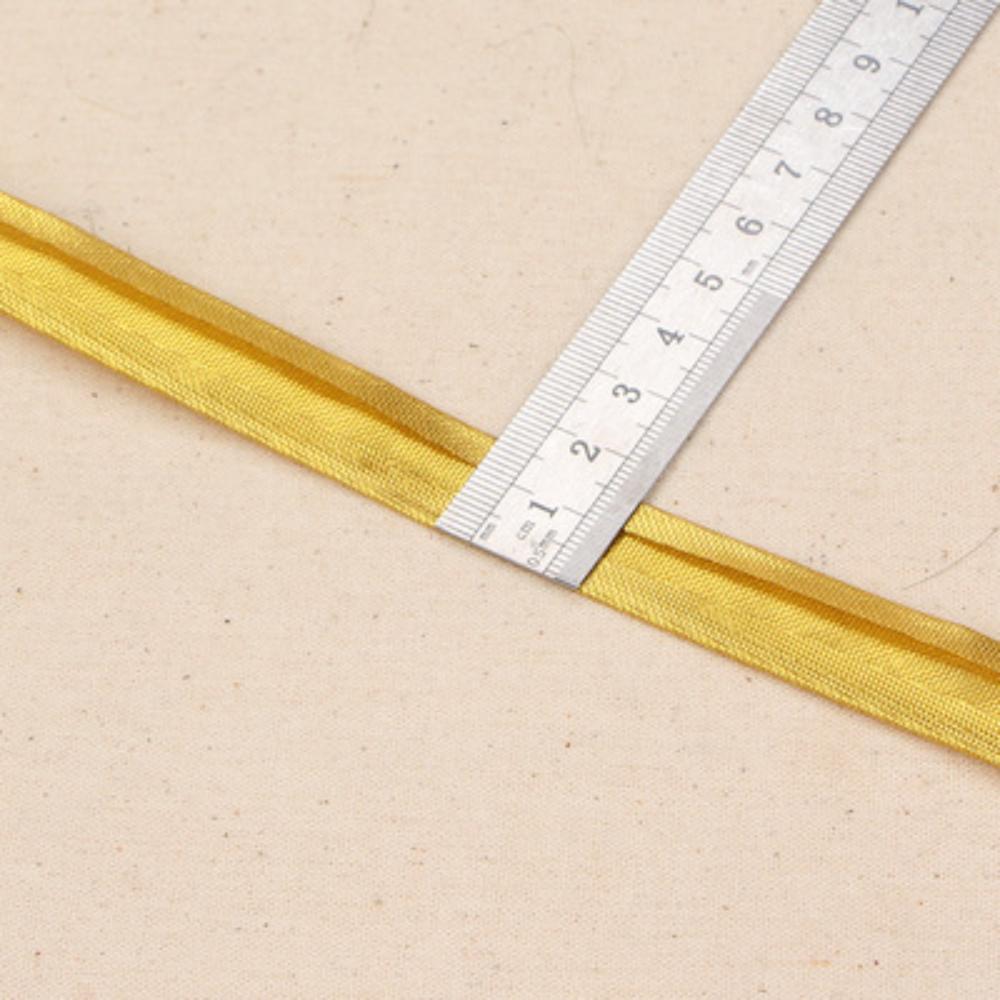 15mm Width Metallic Bias Tape Colorful Polyester Hemming Binding Tape for Patchwork DIY Craft Accessories Sewing