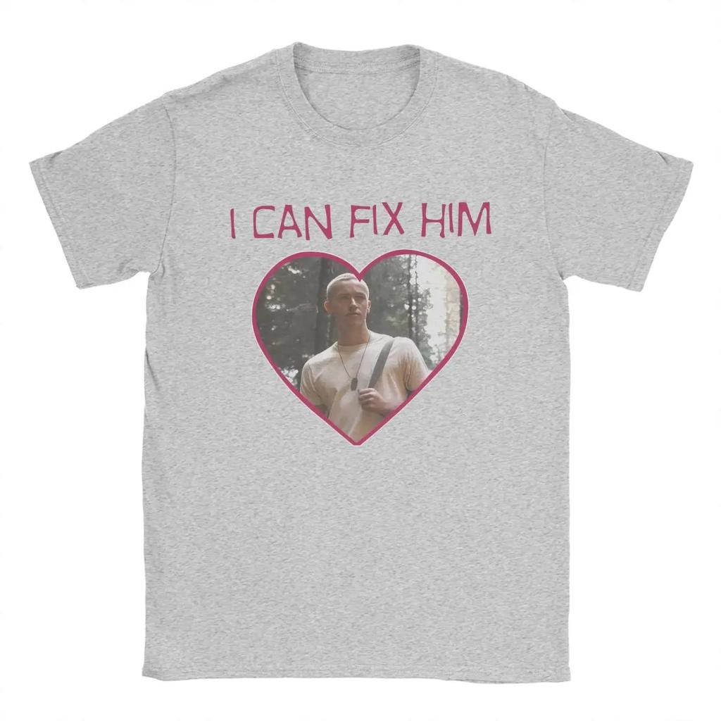 I Can Fix Him Coriolanus Snow T-Shirt for Men Round Collar Cotton T Shirts Tom Blyth Short Sleeve Tee Shirt Plus Size Tops