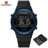 NAVIFORCE Men's Boy Digital Watch Date Day Chronograph Silicone Strap Night Pattern Waterproof Outdoor Casual Sports Men's Boy Watch NF9246