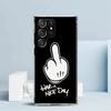 Middle Finger Soft Cover for Samsung Galaxy S25 Edge S26 S24 S23 Ultra Phone Case S22 S21 Plus S20 FE Print Pattern Shell Galaxy