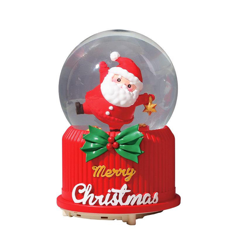 Christmas Crystal Ball Music Box Lantern Ornament
