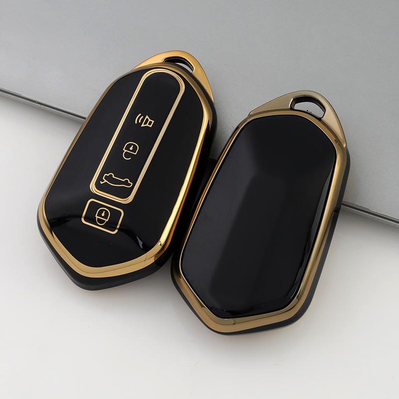 Compatible with 2023 Geely Riiot 7 Key Case for ChiYue ZhuFeng LieGuang MAX Car Key Bag
