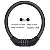 Lishi Mountain Bike Steel Cable Password Lock
