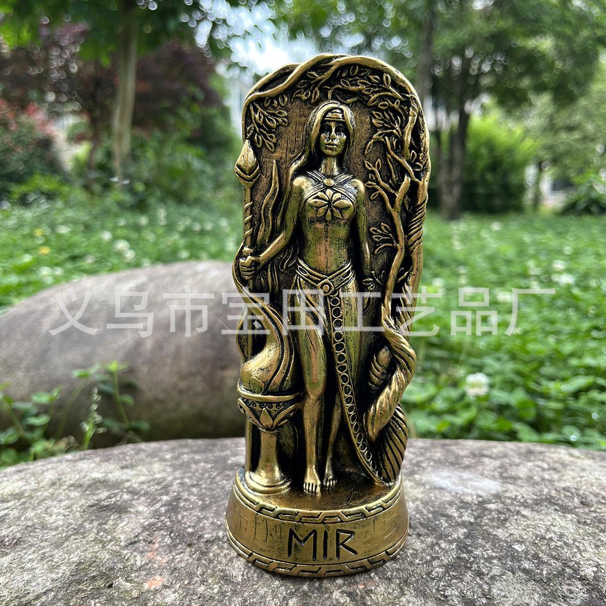 

Статуэтка Музы языческий орнамент может использоваться для украшения дома, украшения сада