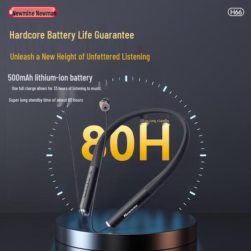 Newman H66 Neckband Sport Bluetooth Earbuds