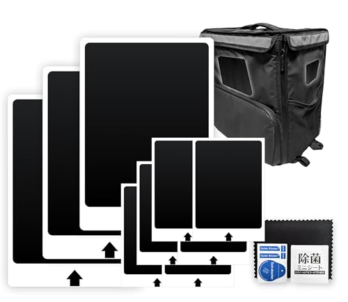 

[Set of 3] Made in Japan Uber Eats Official Bag Logo Concealment Sheet Sticker Made in Japan 5-year outdoor durability sheet 3 sheets for front l