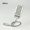 Metal Flexible Mini Reading Light Usb Charging 360 Degree Rotation High-brightness 28-led Heads Lightweight Portable Lamp For Laptop