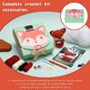 Cute Animal Kits Starter Pack, Crochet Animal Accessories Kits, DIY Crochet Kits