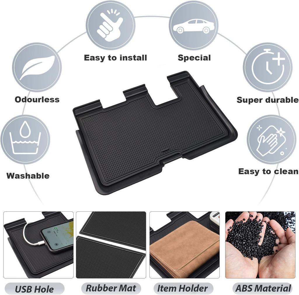 Center Console Organizer Tray For 2025-2025 Chevy Tahoe/Suburban Middle Gear Shift Center Console Storage Box Tray Accessories