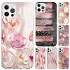 Beautiful Rose Bling Picture Phone Case for Iphone 17 Air 16 15 Plus 14 13 Mini 12 11 Pro Max 16E 7 8 SE 2020 Soft Funda Print S