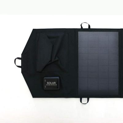 Air J Tragbares Solar Ladegerät und Wasserdicht BK (14W Typ/Staubdicht IP65/Schwarz) AJ-SOLAR14W