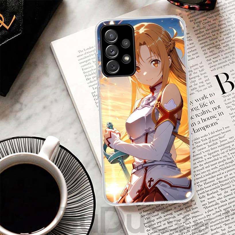 

Чехол для телефона Anime Sword Art Online SAO для Samsung Galaxy A52 A42 A32 A22 A12 A50 A51 Чехол для телефона A70 A71 A40 A41 A30S A31 A20E A21S A1 Samsung A51 4G