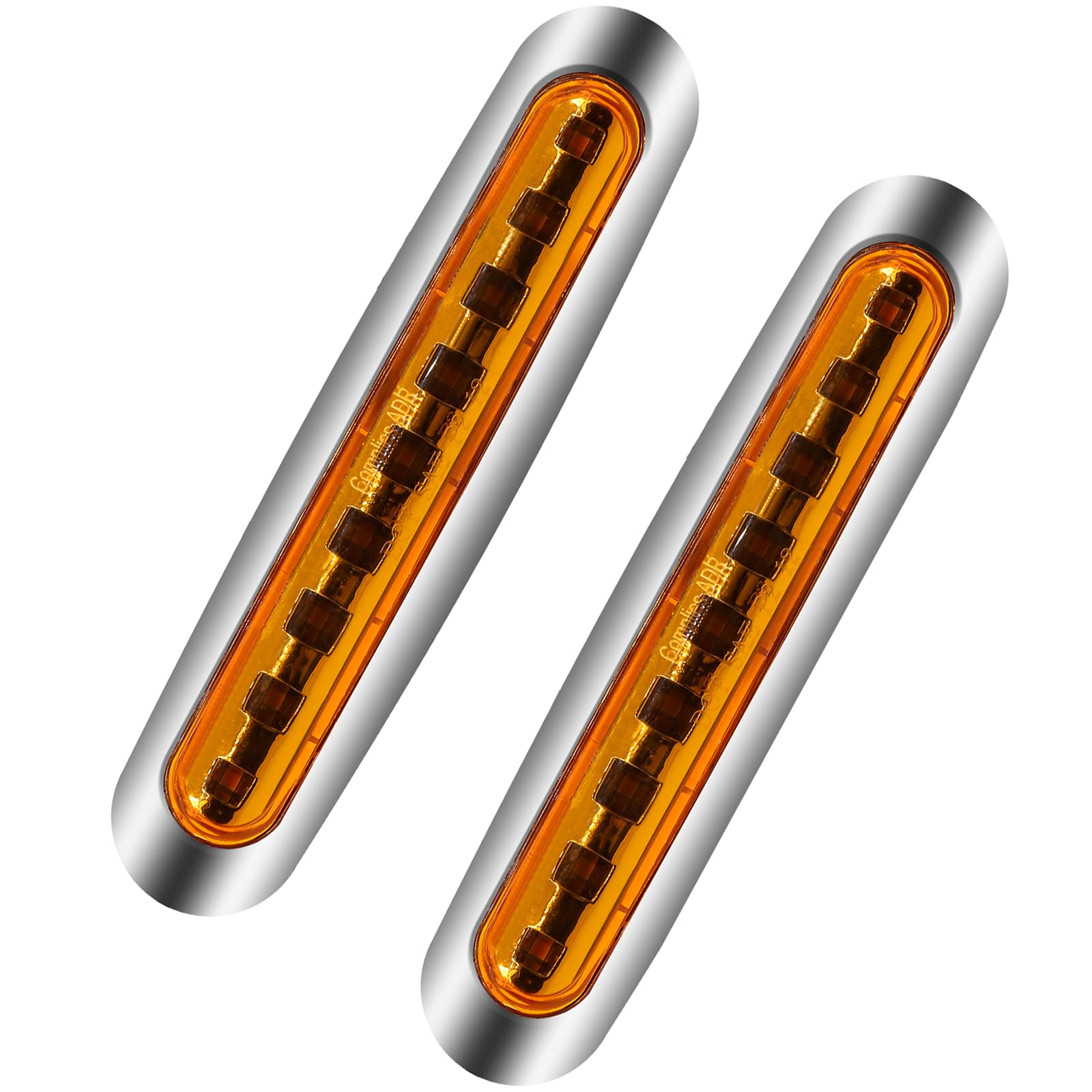 

9 LED Marker Lamp, For Cars, Truck Markers, Compatible with 12 V and 24 жовтий