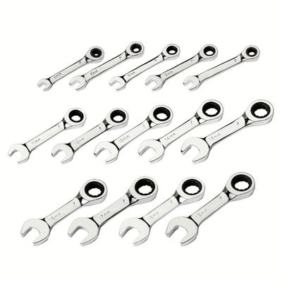 8-19mm Ratchet Wrench Alloy Steel Auto Repair Tool