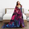 Soft Warm BlanketBoy Girl Decorative Vox Game Character Throw Blanket  Flannel Bedspread For Couch Bed Novelty Sofa Bed Cover