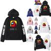 Hippop Sport Amongus Hoodie Pullover Jumper Sweater Shirt Streetwear Sweatshirt