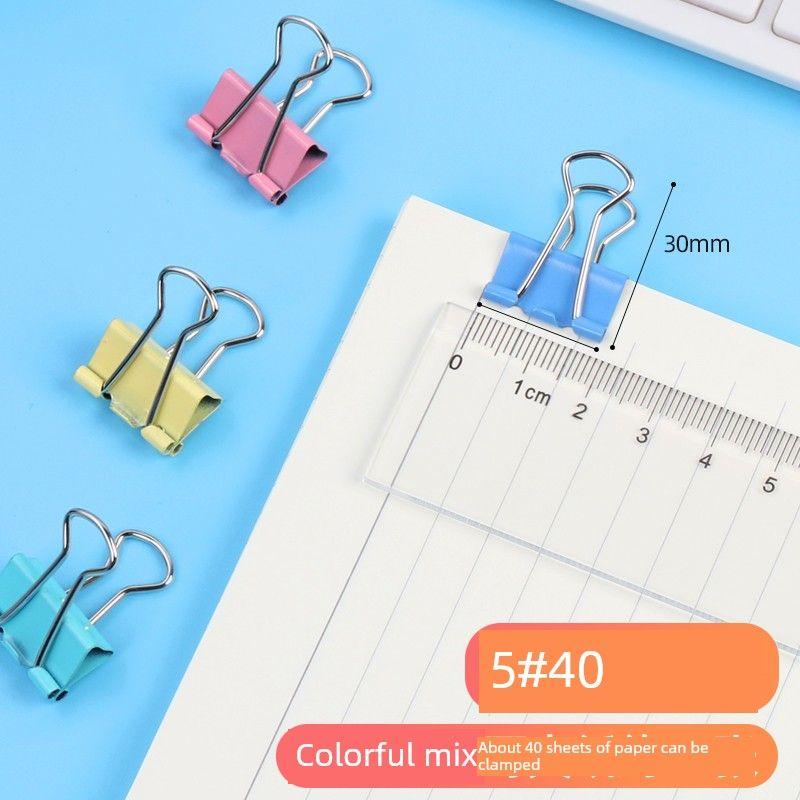 

Series Medium Financial Files Strong Colorful Long Tail Clip Purple