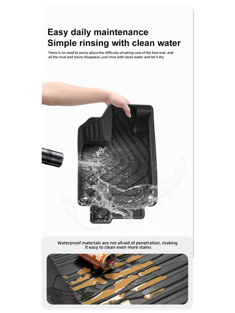 Dywaniki podłogowe i do bagażnika Honda Odyssey (Modele 2018-2024) - Materiał TPE