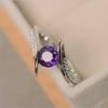Fashionable European and American Zircon Rings: Elegant Women's Micro-Inlaid Design