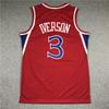 Philadelphia 76ers 3 Allen Iverson Authentic Stitched Mesh Basketball Jersey Men Women Adult Wear