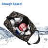 Gothic Women Travel Makeup Bag Organizer Vintage Grunge Skulls Cosmetic Bag Portable Large Waterproof Toiletry Pouch Accessories