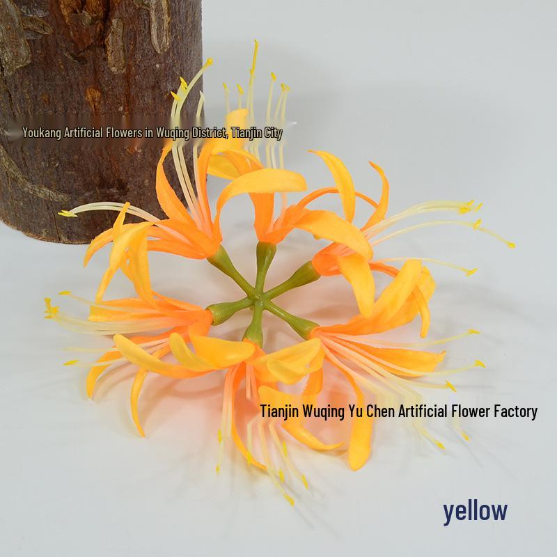 Lycoris Radiata Artificial Flower Head, Hanfu Photography Props & Floral Decor