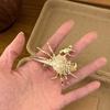 Adjustable Open Band Hermit Crab Statement Ring Conch Shell Wrap Ring  Music Festival Outfit