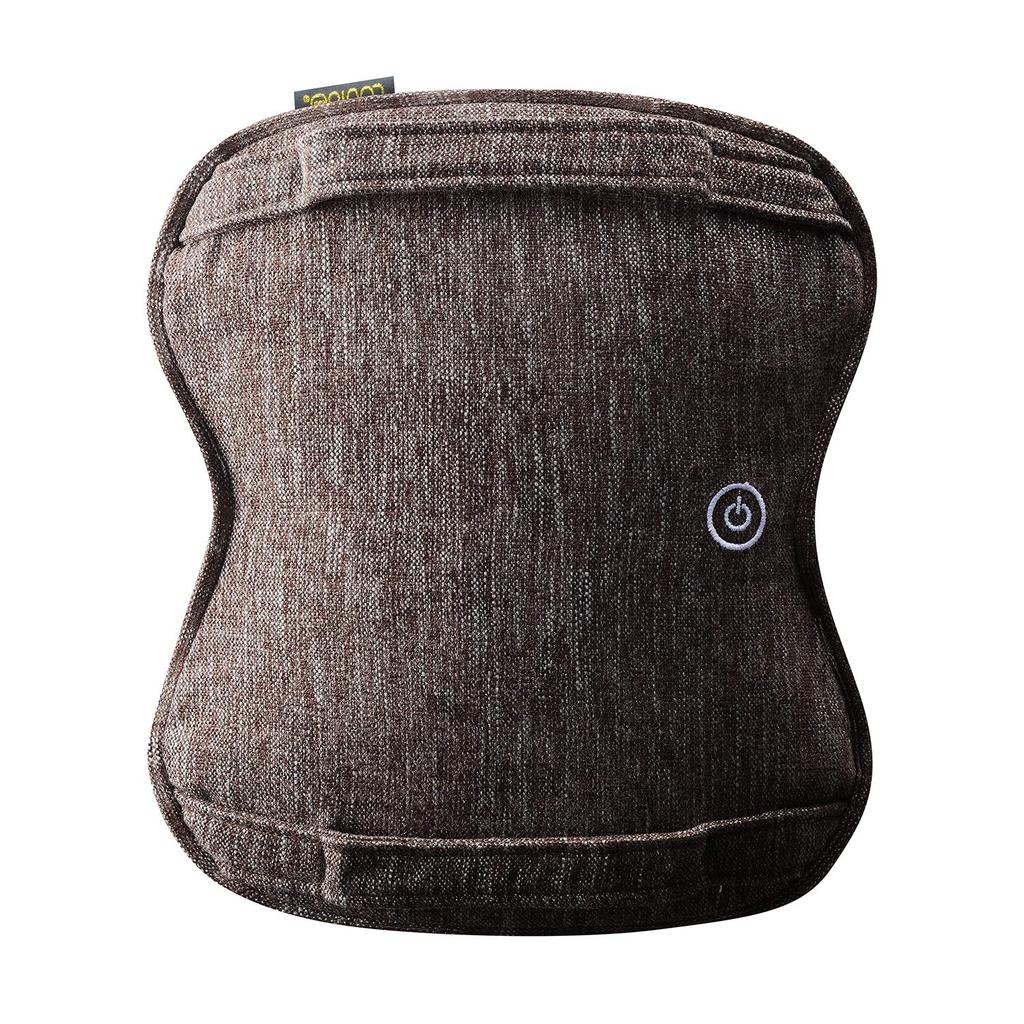 Atex Lourdes Double Massage Cushion Slim, Brown, AX-HCL258br