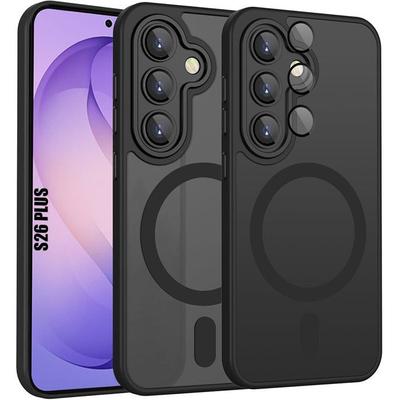 Magnetic Case - BOOLING - for Samsung Galaxy S26 Plus - with Camera Protection - Black