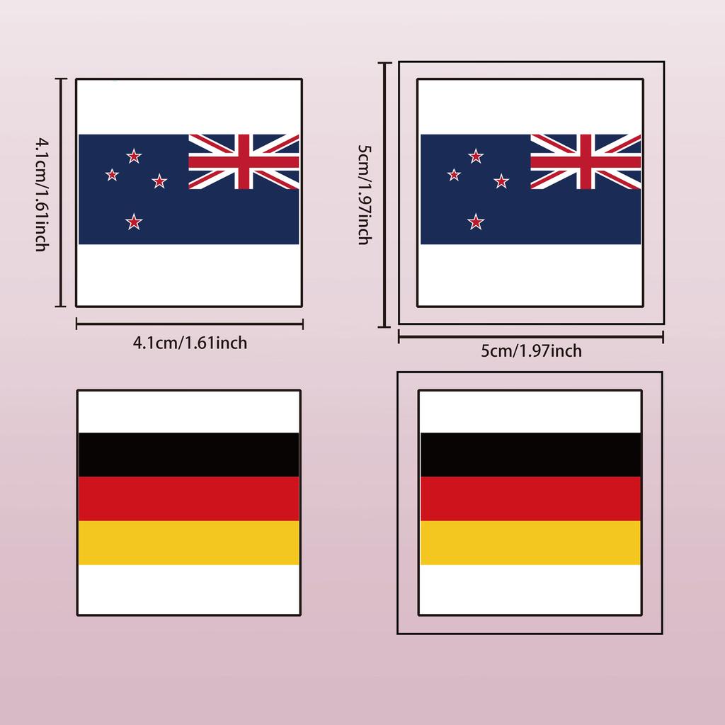 New 2026 World Cup Flag Temporary Tattoo Sticker International Sports Event Temporary Face Tattoo Sticker