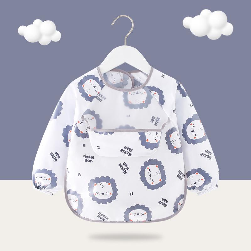 Waterproof Baby Smock Bib - Sleeveless Vest for Infants & Toddlers