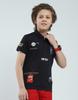 Monte Carlo Boys's Regular Fit Printed Polo Half Sleeve T-Shirt