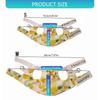 Secure Reinforced Pet Rope with Affixed Checkered Skirt for Small Animals Safety During Walks Pleasant Design